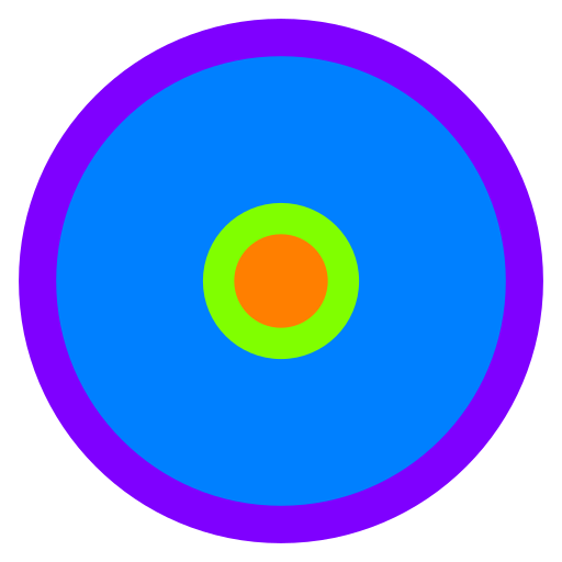 The circled dot, circumpunct, or circle with a point at its centre. For some of us it may ... ### Solar system - One of many solar symbols used to represent the Sun U+2609 ☉ SUN (Planet symbol in astronomy) Gold (Alchemical symbols: planetary metals) - Gardiner N5 (U+131F3 𓇳 EGYPTIAN HIEROGLYPH N005): The sun, part of the representation of the name of Ra in Egyptian hieroglyphs. (This hieroglyph is shown conventionally with a small circle (rather than a dot) with the larger circle. - The sun / a day (Chinese oracle script, the modern character being 日) ### Philosophy and psychology - Self in Jungian psychology: "The central dot represents the Ego whereas the Self can be said to consist of the whole with the centred dot." - Monism: "The circled dot was used by the Pythagoreans and later Greeks to represent the first metaphysical being, the Monad or The Absolute" ### Language and linguistics - Bilabial clicks (U+0298 ʘ LATIN LETTER BILABIAL CLICK), a symbol in the International Phonetic Alphabet. - Hwair (U+10348 𐍈 GOTHIC LETTER HWAIR), a letter in the Gothic alphabet - Yas (U+2D59 ⵙ TIFINAGH LETTER YAS), a letter in the Tifinagh Alphabet (Berber languages) - Brāhmī letter th (U+11023 𑀣 BRAHMI LETTER THA) - Eye (Blissymbols) - A brief contact (brush) of the signing hand in SignWriting ### Mathematics - The mathematical operator U+2299 ⊙ CIRCLED DOT OPERATOR represents - the XNOR gate or - the Hadamard product, the element wise multiplication of matrices of same size denoted by A ⊙ B - The mathematical operator U+2A00 ⨀ N-ARY CIRCLED DOT OPERATOR (see Unicode Supplemental Mathematical Operators) - In geometry, it is often the symbol for a circle ### Computing - U+25C9 ◉ FISHEYE (Unicode Geometric Shapes) - An indication of selected choice of radio button - the application launcher key on Chromebooks (also known as the "everything key") - In Japan, the symbol is called tainome and is a kind of typographical "bullet" ### Other uses - A nazar is a circled-dot-shaped amulet - Center of pressure - The musical symbol for tempus perfectum cum prolatione perfecta (U+1D1C7 𝇇 MUSICAL SYMBOL TEMPUS PERFECTUM CUM PROLATIONE PERFECTA), a Mensuration sign for 9 8 meter - Used, or cancelled, stamp (philately) - The trademark of the Target Corporation - As a symbol of the phallus or nature's generative principle and of an Entered Apprentice Freemason - City centre (European road-signs) - End of trail / End of the game. Gone home. (scouting) - The Symbol of "Waterhole" (or a related concept) in Australian Aborigine Art - In Germany it is symbol for a "Gestempelte Briefmarke" (canceled stamp), while a star means "postfrisch" (mint Stamp) - In physics, it can be used to denote a vector facing out of the page - Zugzwang in chess notation - ...